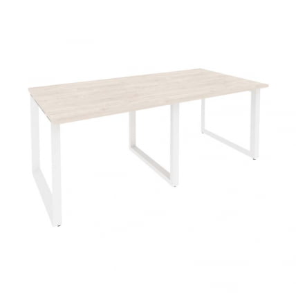 Стол переговорный (2 столешницы) ОНИКС О.МО-ПРГ-2.1 Денвер Светлый/Белый / ONIX O.MO-PRG-2.1_0