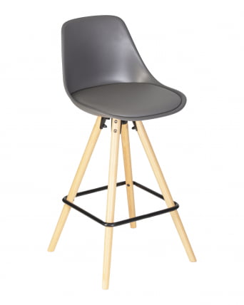 Стул полубарный ДОБРИН РОННИ Темно-серый ГР-04 / DOBRIN RONNI GR-04_6