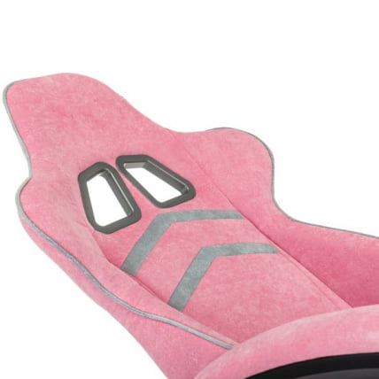 Кресло компьютерное БРАБИКС Шоотер ГМ-123, 2 подушки, ткань, розовое/серое / BRABIX Shooter GM-123,_8