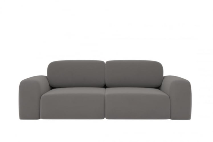 Диван прямой Сунне (Берхоусе) Цвет фасада: Левис 09 велюр; Тип: Прямой; Материал фасада: Металл/Велюр / (Berhouse)_0