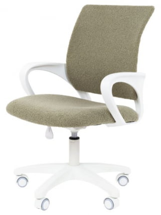 Детское кресло CХАИРМАН ТИН (КИДС) 103 белый пластик БАРНИ (БАРНИ) Оливка / CHAIRMAN (KIDS) (BARNI)_12