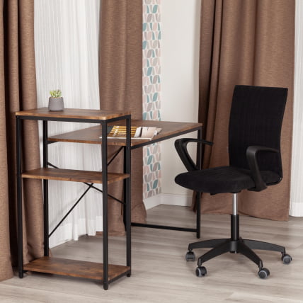 Кресло СПАРК флок , черный, 35 / SPARK_10