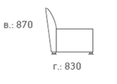 Еуроформа Европа Кресло Екотекс 3004 (бледно-сиреневый)_77629 / Euroforma Ecotex_1