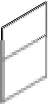 Перегородка 1300 мм РАНД РП130СС120 Бук Тиара / RAND RP130SS120_0