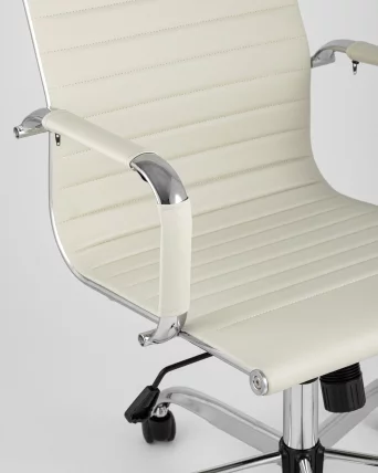 Кресло руководителя ТопЧаирс Ситй Бежевое / TopChairs City_7