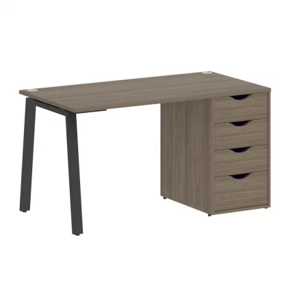 Стол письменный ХОМЕ ОФФИCЕ ВР.СП-3-138.4.А Вяз Благородный/Антрацит металл / HOME OFFICE VR.SP-3-138.4.A_0