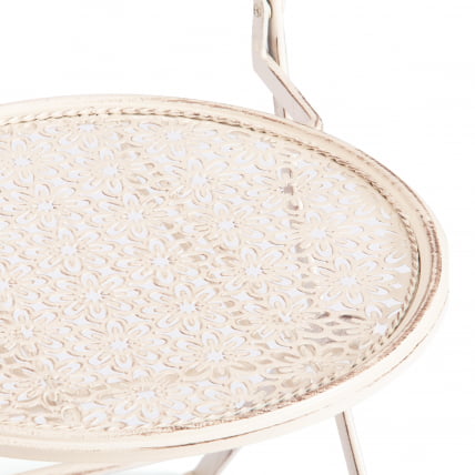 Стул Лове Чаир (ПЛ08-11140) стальной сплав, античный белый, 40х47,5х94 см / Love Chair (PL08-11140)_7