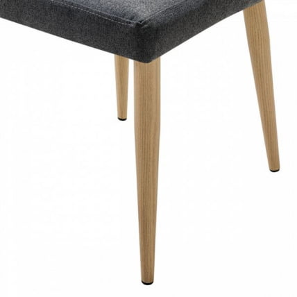 Стул Ален темно-серый/нат.дуб / Alen_4