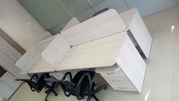 Тумба подкатная Глассй 3.14.10 Дуб сантана светлый / Glassy_2