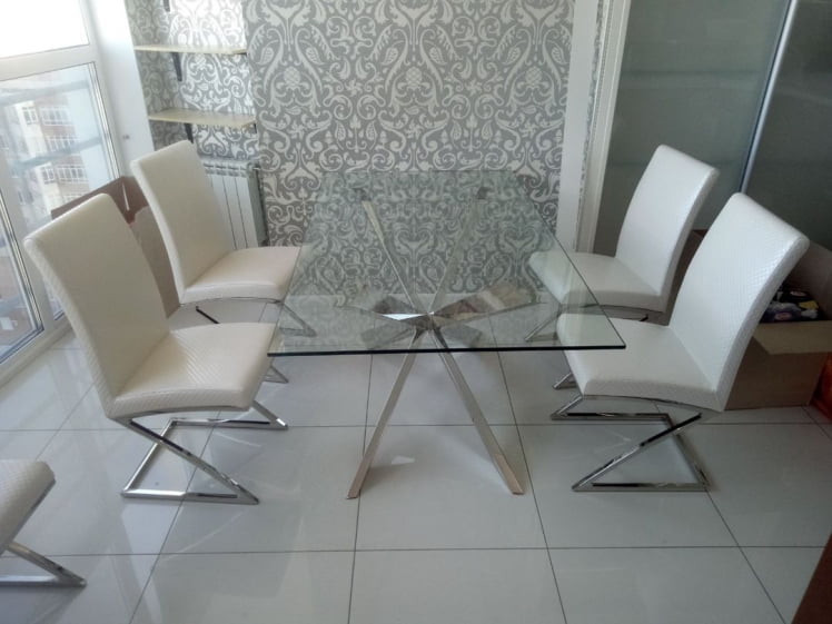 Стол Т088 (160) Серебро / T088_5