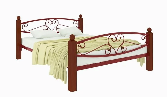 Кровать Каролина Лукс плус 1400х2000 Красная / Lux plus_0