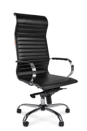Кресло для руководителя Чаирман 710 Черное экопремиум / Chairman_0