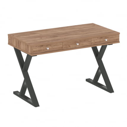 Стол письменный ХОМЕ ОФФИCЕ ВР.СП-1-118.М Дуб Табак/Антрацит металл / HOME OFFICE VR.SP-1-118.M_0