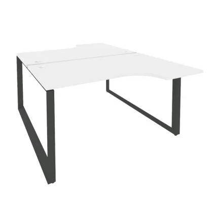 Рабочая станция на О-образном м/к ОНИКС О.МО-Д.СА-2 Белый Бриллиант/Антрацит / ONIX O.MO-D.SA-2_0