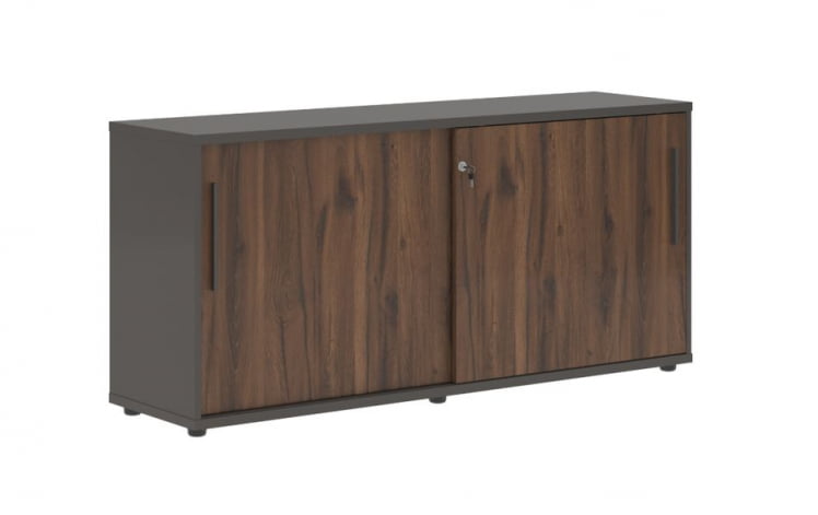 Шкаф с дверьми-купе ЕДИС ЕЛC 1643 Дуб Денвер темный Мокко Мокко / EDIS ELC_0