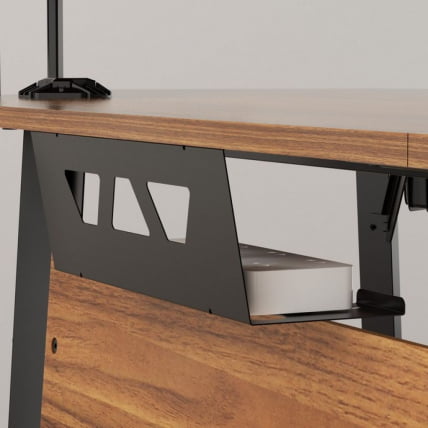 Стол для компьютера с подставкой под клавиатуру ЕУРЕКА ЕРК-АЕД-Е70ВН / EUREKA ERK-AED-E70WN_5