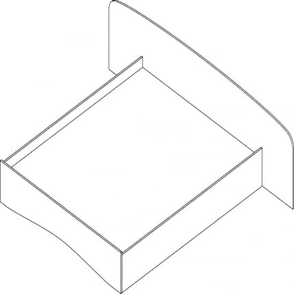 Кровать Проспект Гм.КР-22 бук светлый_0