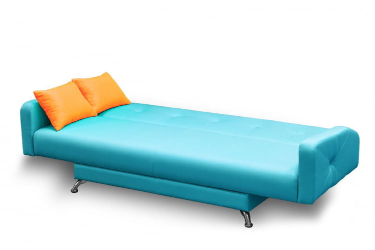 Диван МАНГО 3 (2 категория) Бирюзовый Оранжевый / MANGO_4