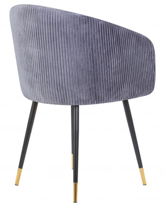 Стул обеденный ДОБРИН МАРЙ Серый велюр 1922-19 / DOBRIN MARY_3