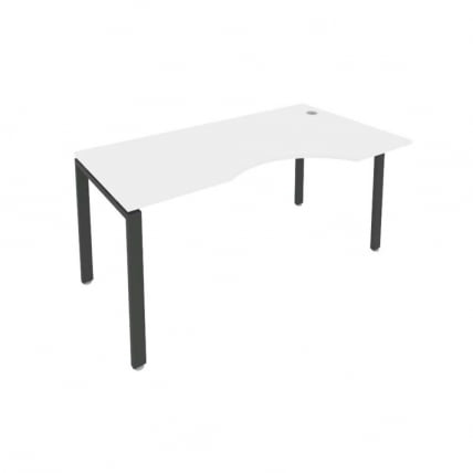 Стол письменный МЕТАЛ СЙСТЕМ Б.СА-1 Пр Белый/Антрацит / METAL SYSTEM_0