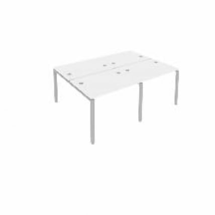 Рабочая станция на 4 раб.места Метал Сйстем БП.СМ-4.1 Белый/Серый / Metal System_0