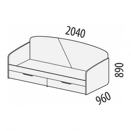 Кровать Монако 902.05 Оникс Десерт серый_5