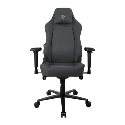 Геймерское кресло Ароззи Примо Вовен Фабриc Блаcк Грей лого / Arozzi Primo Woven Fabric Black Grey logo_2