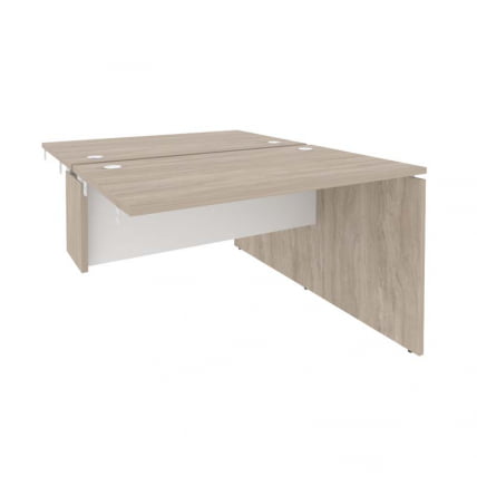 Стол-приставка двойной к опорным элементам ОНИКС О.Д.СПР-2.7 Дуб Аттик/Белый / ONIX O.D.SPR-2.7_0