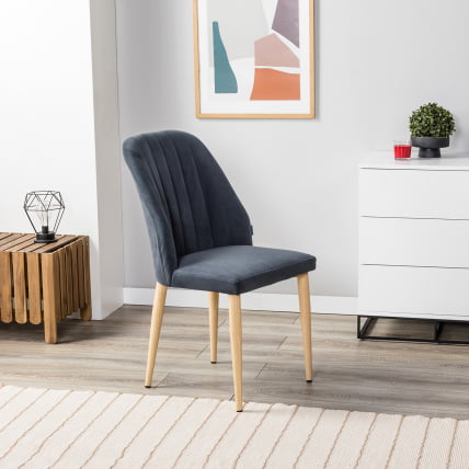 Стул Ален Диаг грей_нат.дуб / Alen Diag grey_нат.дуб_14