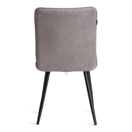Стул обеденный Бари (2 шт. в упаковке) ЛТ, велюр, серый/черный, 29, 41х55х89 см / Bari LT,_4