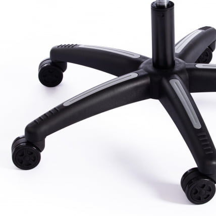 Кресло офисное БАЗУКА кож/зам, черный/черный перфорированный/коричневый, 36-6/36-6/06/36-36 / BAZUKA_13