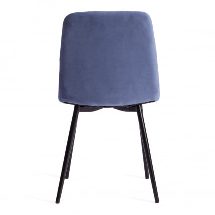 Стул CХИЛЛЙ МАКС Велюр/металл , 45 х 54 х 90 см , серо-голубой/черный / CHILLY MAX_3