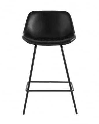 Стул полубарный Деймон (ПБ) экокожа Черный_1