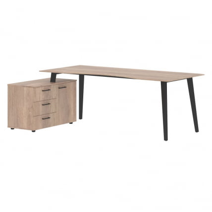 Стол руководителя левый ДЖАЙ ДЖCТ 2013 Л Дуб Каньон / JAY JCT L_0