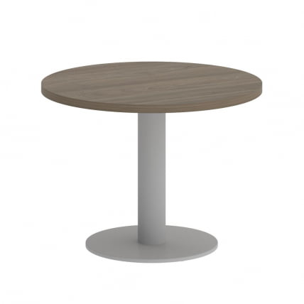 Стол журнальный круглый ХОМЕ ОФФИCЕ ВР.СП-5-60.1Г Вяз Благородный/Серый металл / HOME OFFICE VR.SP-5-60.1G_0