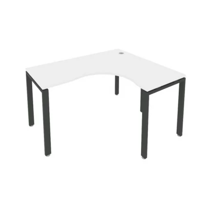 Стол письменный МЕТАЛ СЙСТЕМ Б.СА-3 Пр Белый/Антрацит / METAL SYSTEM_0