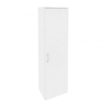 Гардероб узкий (правое исполнение) ОНИКС О.ГБ-1(Р) Белый Бриллиант / ONIX O.GB-1(R)_0