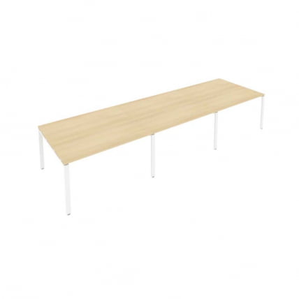 Переговорный стол (3 столешницы) Метал Сйстем Б.ПРГ-3.3 Акация/Белый / Metal System_0