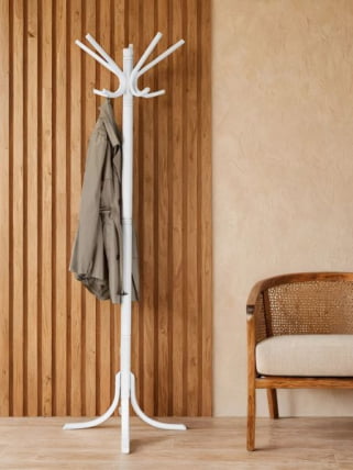 Вешалка напольная В 8Н Белый_9