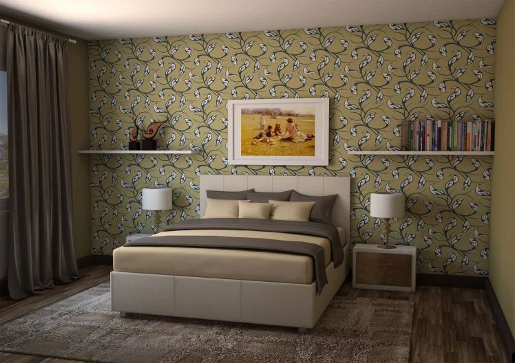 Кровать ДЖулиа Бежевый / Julia_1