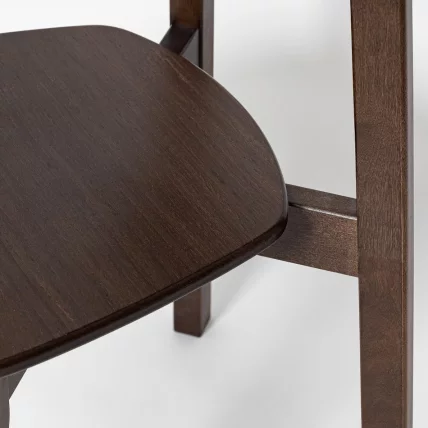 Стул с жестким сиденьем Вега Эмаль белая_4