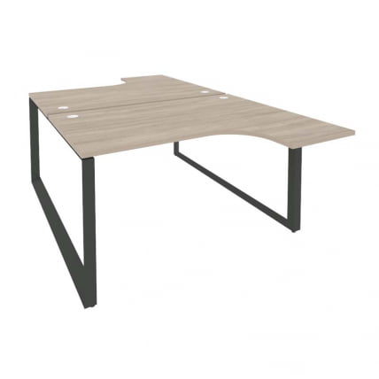 Рабочая станция на О-образном м/к ОНИКС О.МО-Д.СА-3 Дуб Аттик/Антрацит / ONIX O.MO-D.SA-3_0