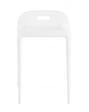 Табурет Слеттен пластик Белый / Sletten_4