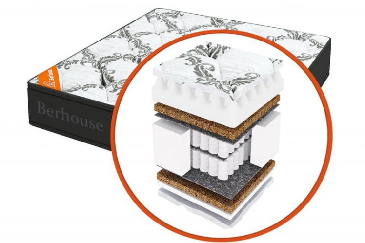 Матрас Валенсия ЗАСоня Грай Нигхт (Берхоусе) Размер: 1600х2000 мм / ZAСоня Gray Night (Berhouse)_0