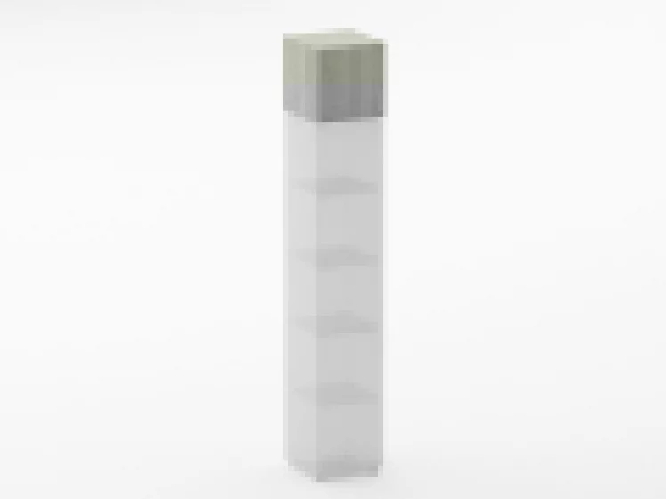 Антресоль Твин 16.13.13Л Дуб Сантана светлый / Twin_0