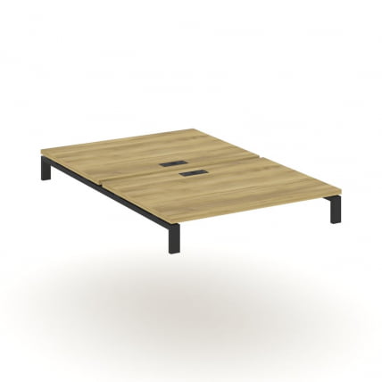 Двойной стол надставка на две опорные тумбы CОНCЕПТ CН.ДСН-005 Дуб Винченцо Черный / CONCEPT CN.DSN-005_0