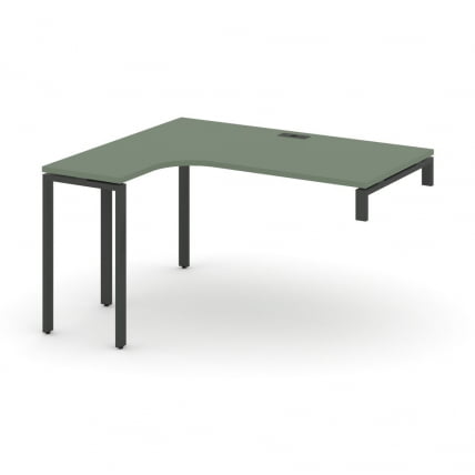 Стол-надставка на опорную тумбу (левый) CОНCЕПТ CН.ОСАН-004(Л) Кобо Черный / CONCEPT CN.OSAN-004(L)_0