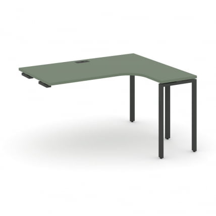 Стол-приставка к опорной тумбе/шкафу (правый) CОНCЕПТ CН.ОСАПР-006(Р) Кобо Черный / CONCEPT CN.OSAPR-006(R)_0