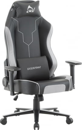 Кресло геймерское Еверпроф Рапид Экокожа Серый / Everprof Rapid_0
