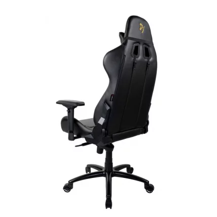 Геймерское кресло Ароззи Верона Сигнатуре Блаcк ПУ Голд Лого / Arozzi Verona Signature Black PU Gold Logo_4